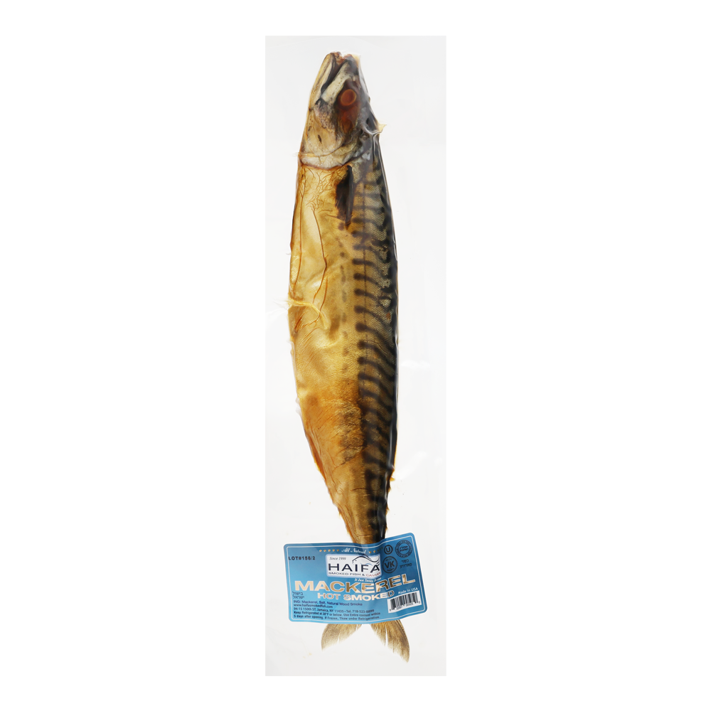 Hot Smoked Mackerel – Jumbo – Vacuum Pack – approx 1lb